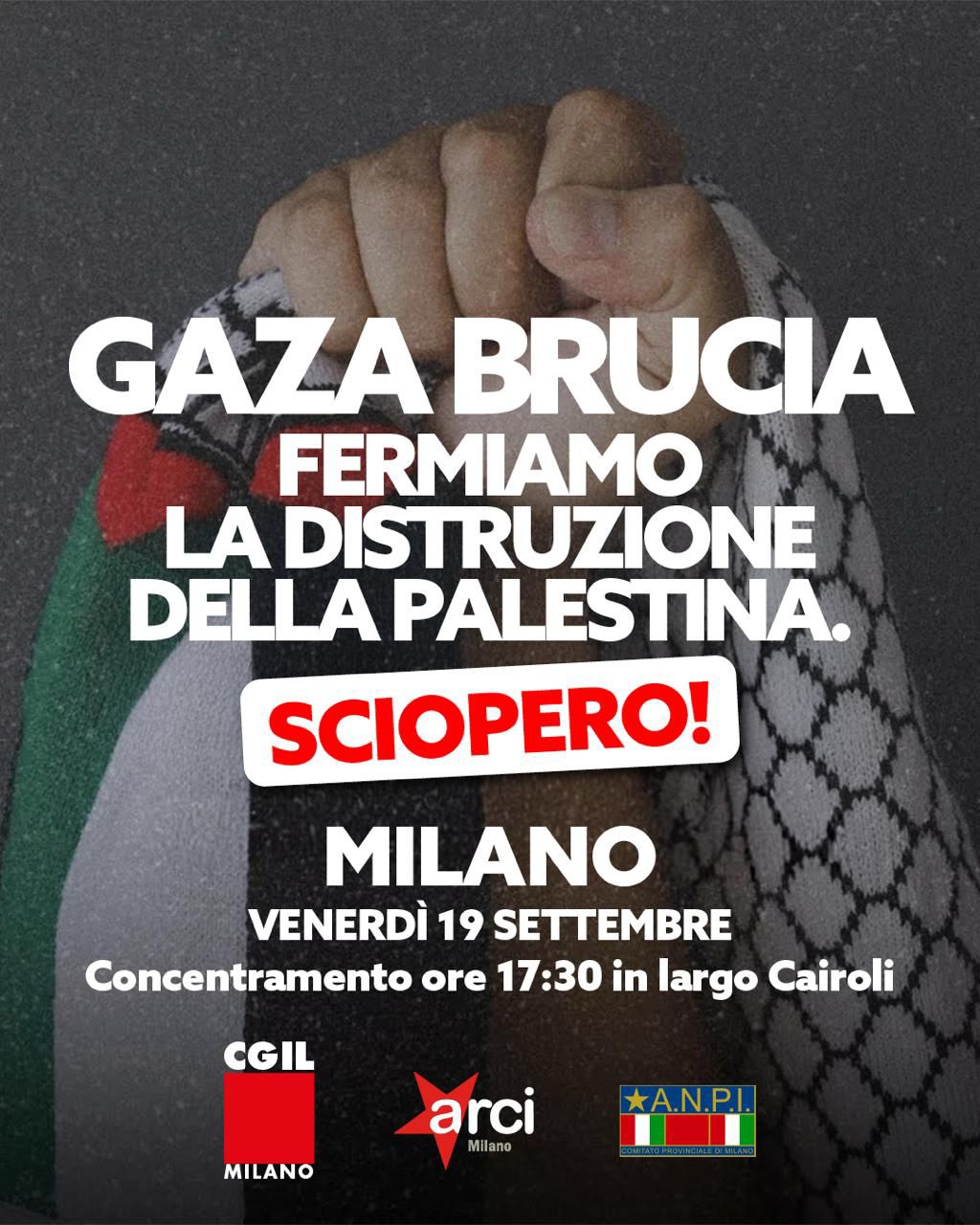 Gaza brucia: fermiamo la distruzione della Palestina